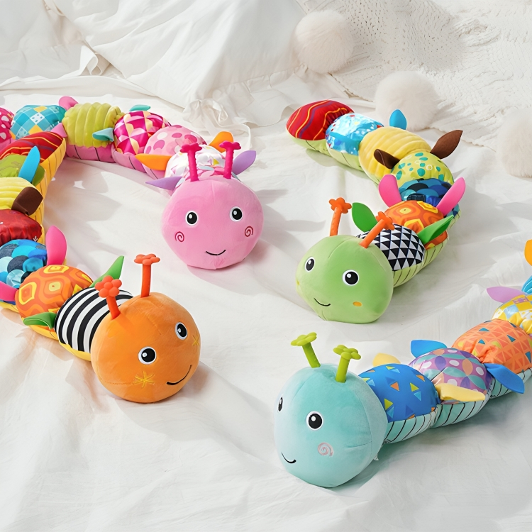 Baby Sensory Plush Musical Caterpillar Toy – Soft, Colorful, Engaging for Early Learning and Auditory Development 5