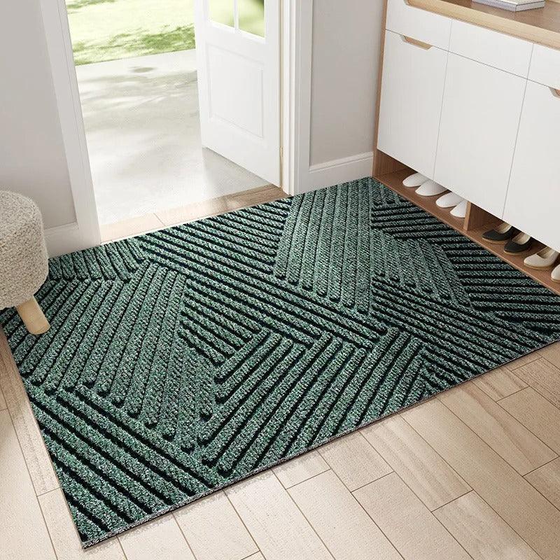 Heavy Duty Non-Slip Doormat for Indoor and Outdoor Use – Durable PVC Welcome Mat with Anti-Slip Backing 0