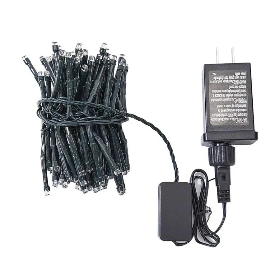 LED Garland with Meteor Shower Effect for Outdoor Decor – 1.5m Length, Warm White, Easy to Install, Energy Efficient 5