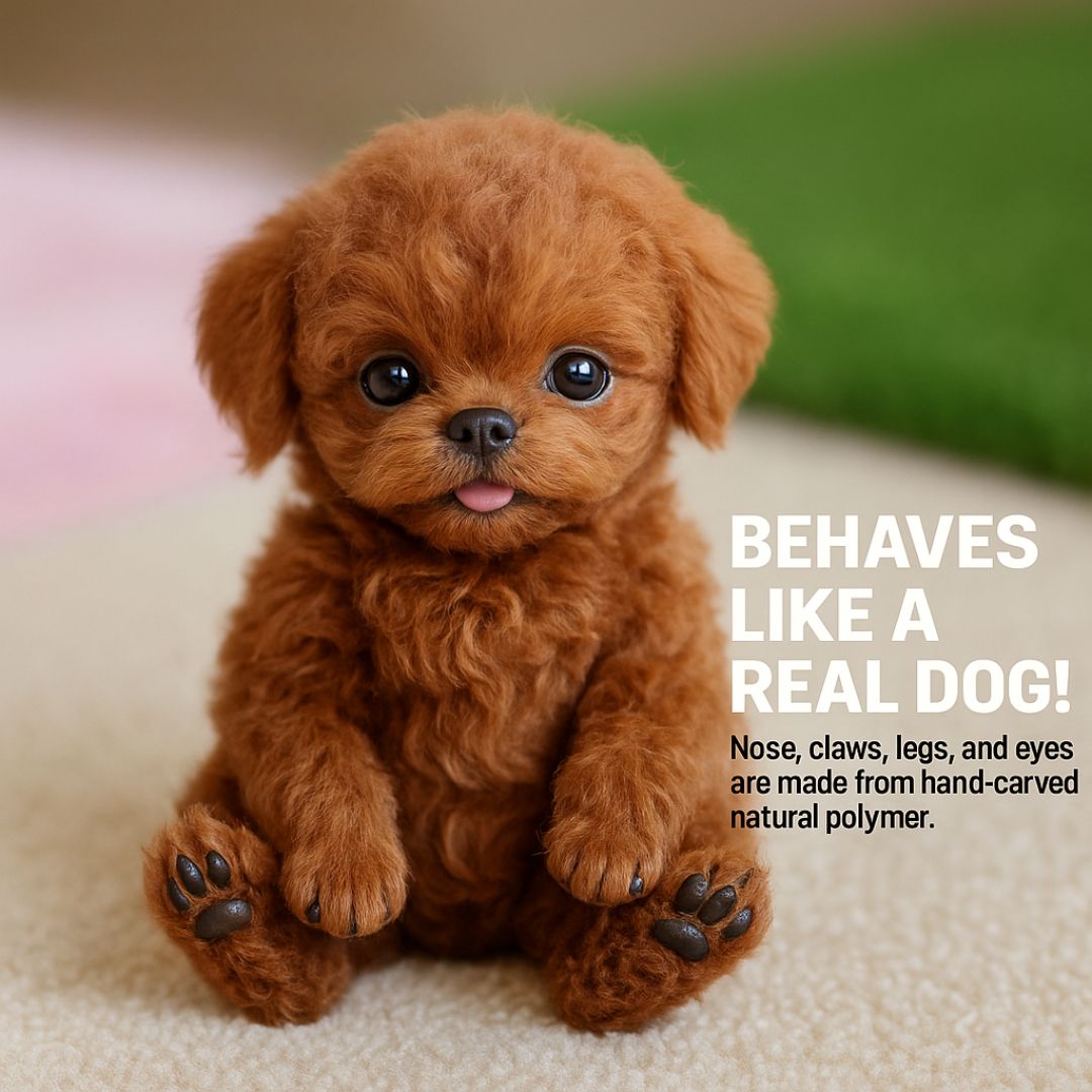 Lifelike Interactive Plush Puppy Toy with Movements and Sounds – Soft Cuddly Companion for Kids and Adults 4