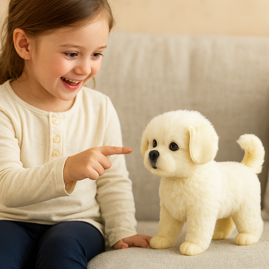 Lifelike Interactive Puppy Toy with Sound and Motion - Best Interactive Puppy Toy for All Ages 1