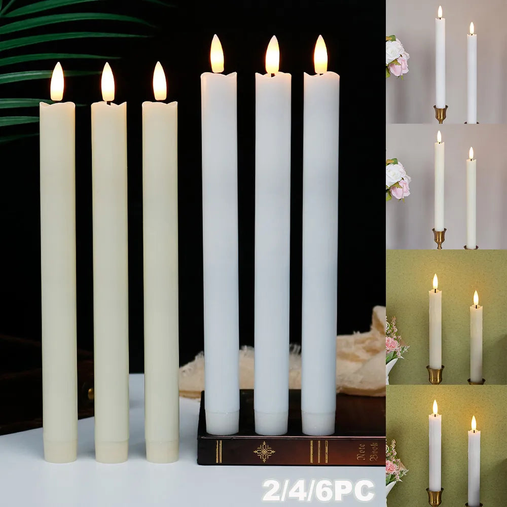 Flameless LED Candles with Realistic Flame Effect