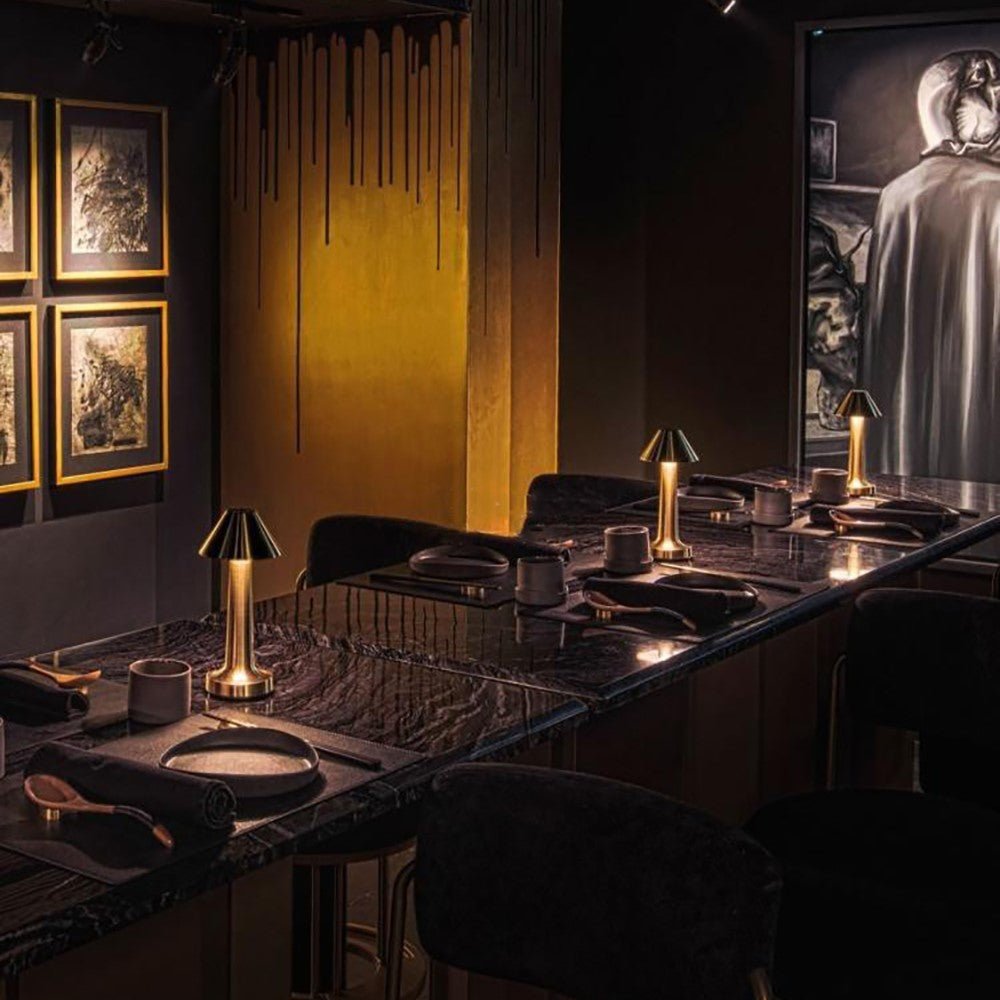 LED Table Lamp with Metal Modern Design