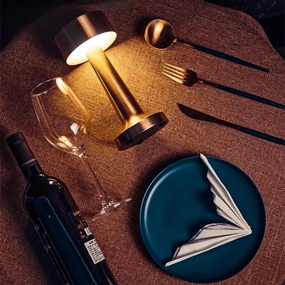 LED Table Lamp with Metal Modern Design