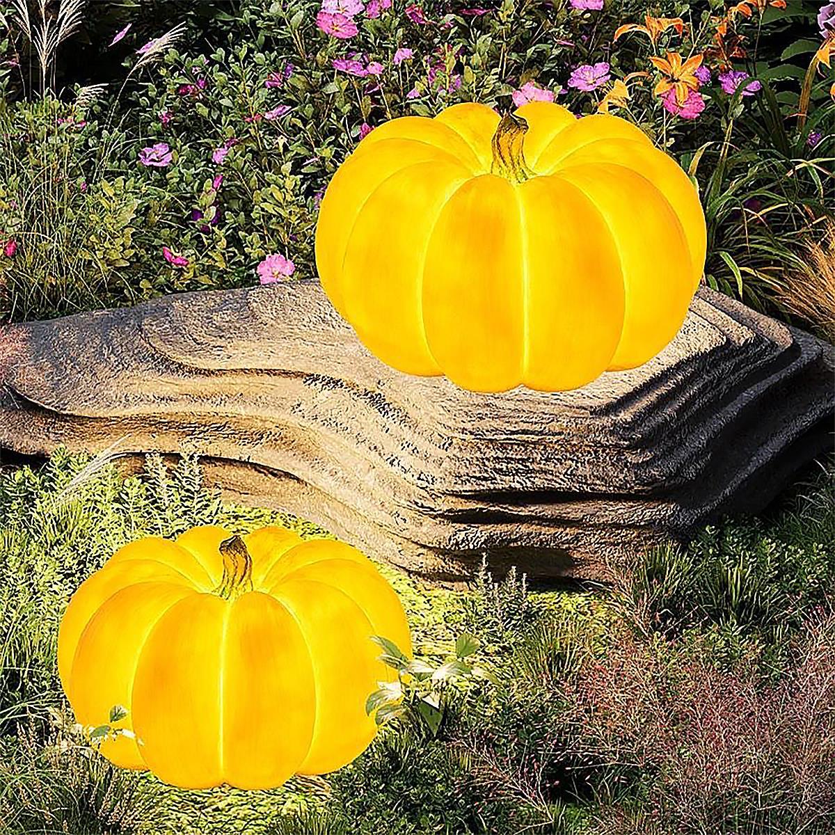 Halloween Waterproof LED Pumpkin Lantern Outdoor Landscape Lighting