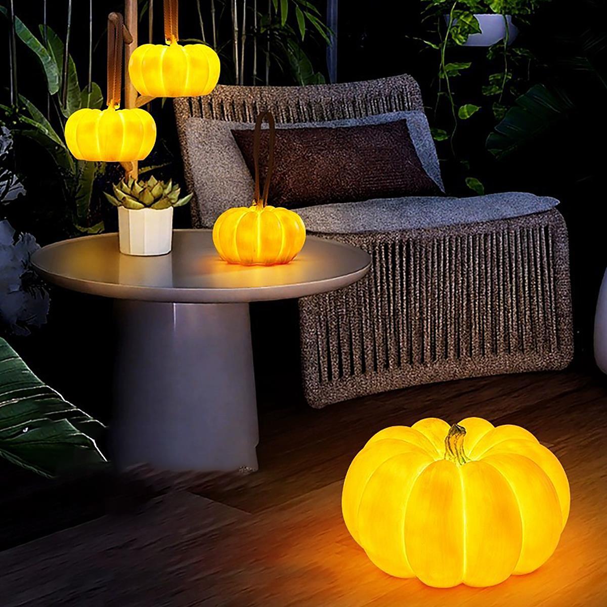 Halloween Waterproof LED Pumpkin Lantern Outdoor Landscape Lighting