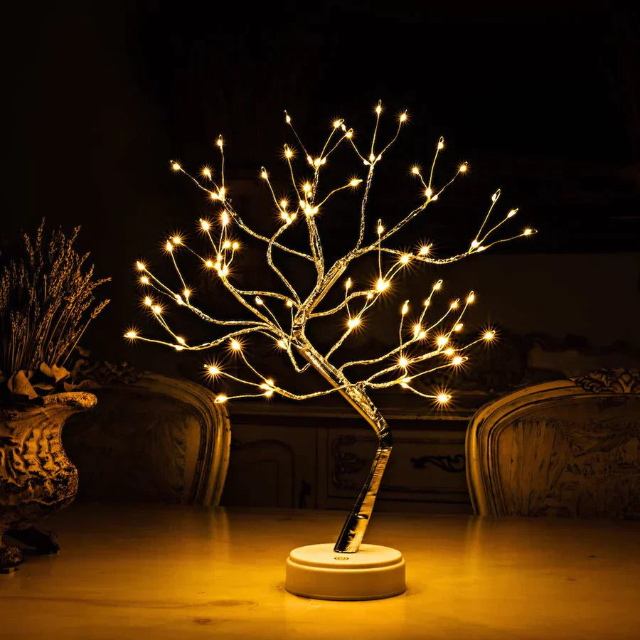 LED Tree Lamp with Adjustable Light Branches