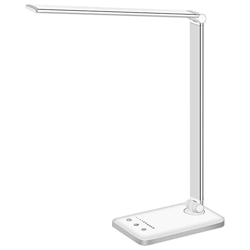 Desk Lamp with Adjustable LED and USB Charging