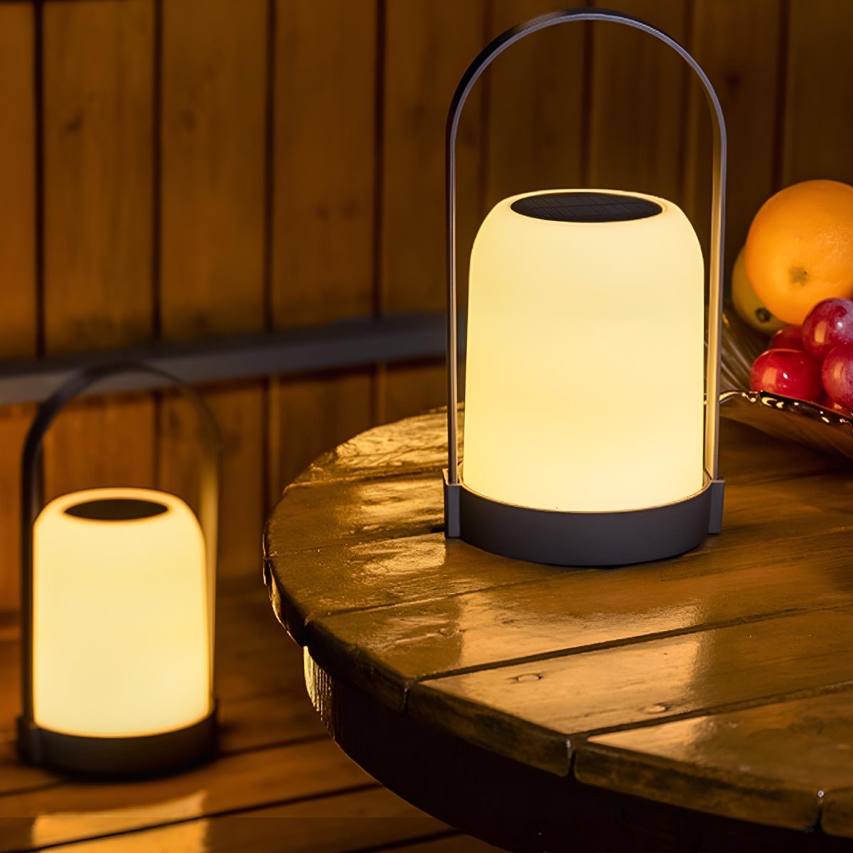 Solar Waterproof LED Outdoor Table Lamp Rechargeable