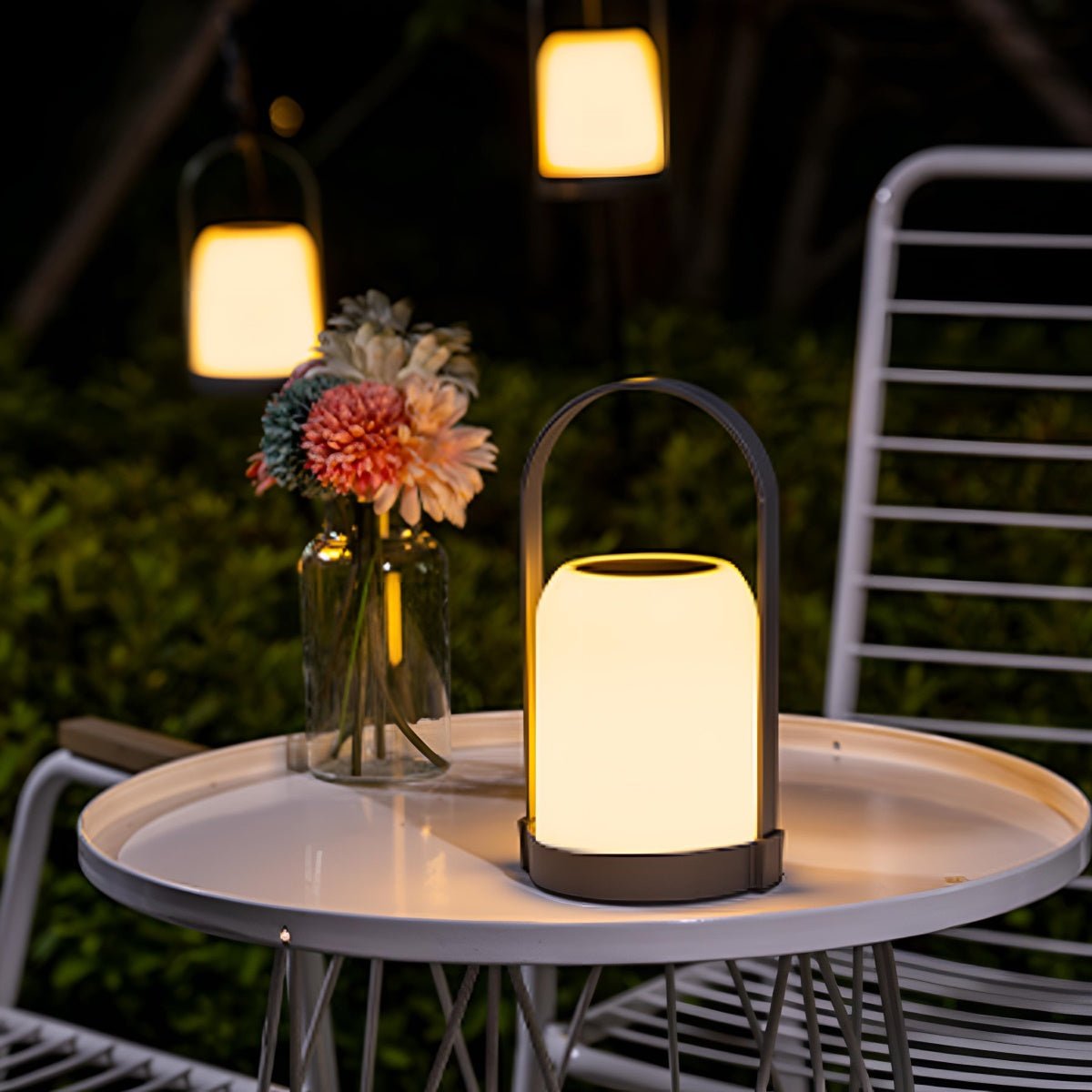 Solar Waterproof LED Outdoor Table Lamp Rechargeable