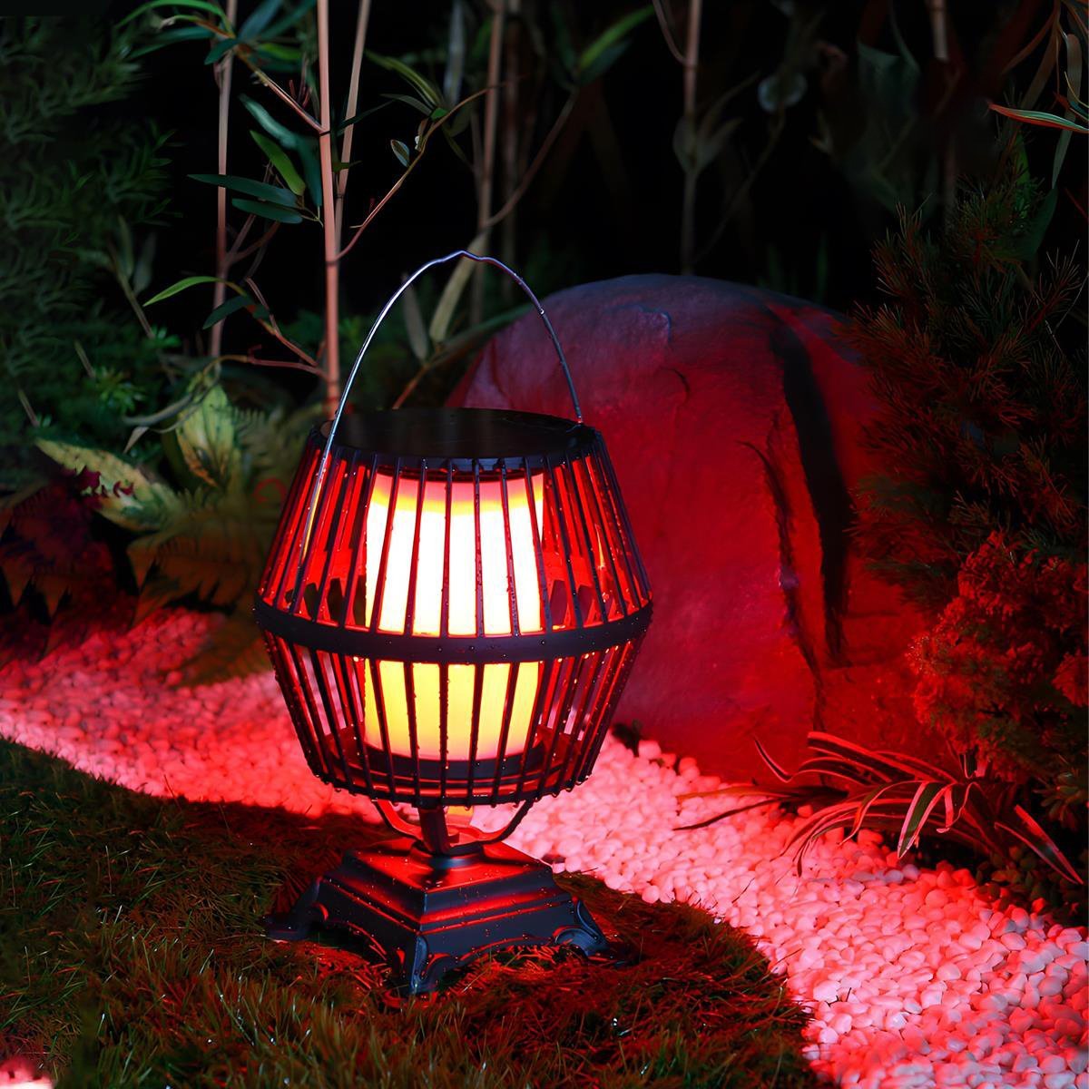 Waterproof Solar Outdoor Hanging Lantern Tabletop Lamp