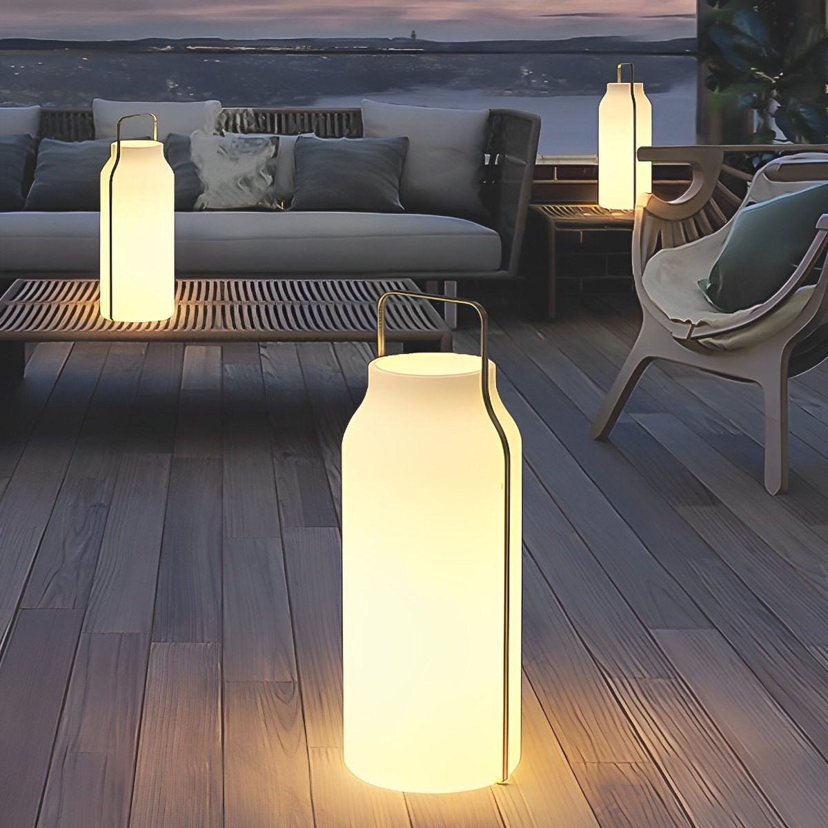 Waterproof Vase Shape LED Outdoor Floor Lamp