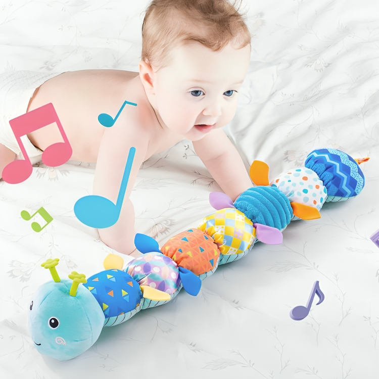 Baby Sensory Plush Musical Caterpillar Toy – Soft, Colorful, Engaging for Early Learning and Auditory Development 3