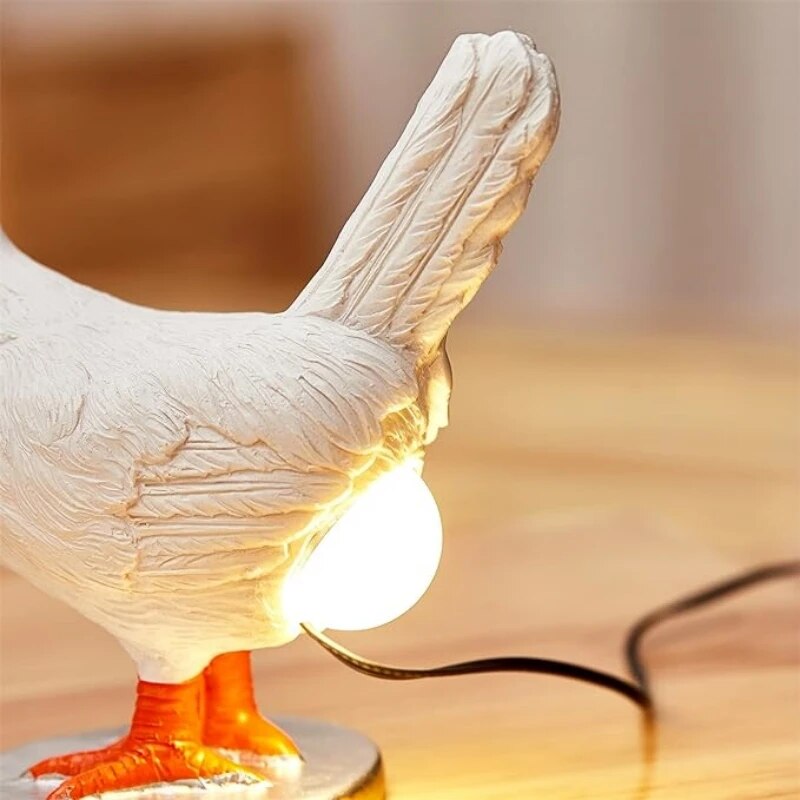 Bedside Lamp Novelty Chicken LED Light