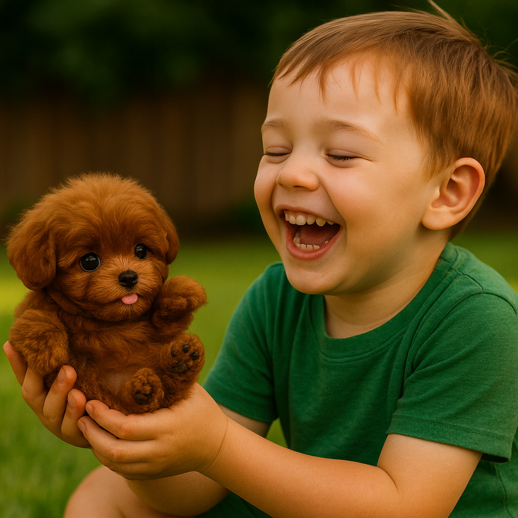 Lifelike Interactive Plush Puppy Toy with Movements and Sounds – Soft Cuddly Companion for Kids and Adults 1