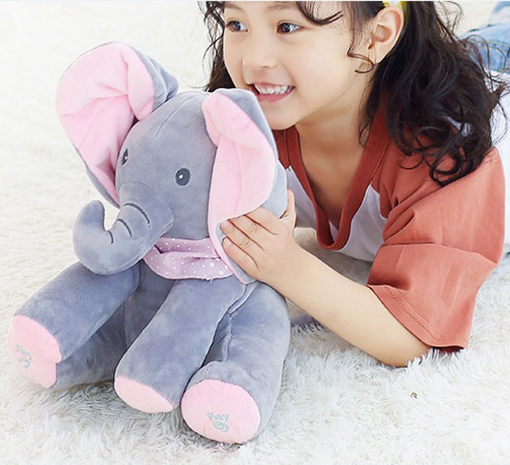 Musical Plush Elephant Toy for Babies – Interactive Soft Stuffed Animal with Gentle Melodies and Movement, Perfect for Cuddling 1
