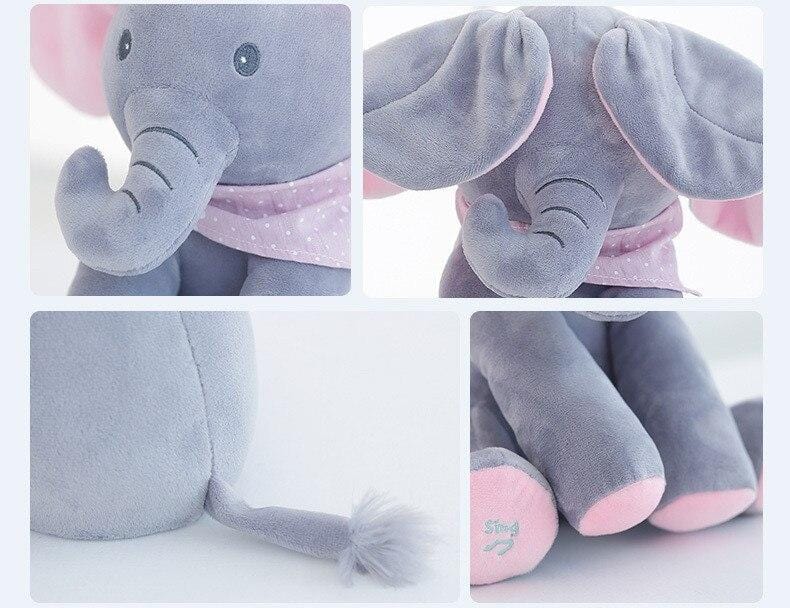 Musical Plush Elephant Toy for Babies – Interactive Soft Stuffed Animal with Gentle Melodies and Movement, Perfect for Cuddling 4