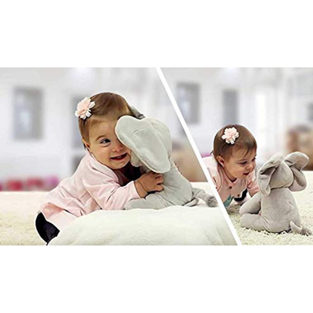 Musical Plush Elephant Toy for Babies – Interactive Soft Stuffed Animal with Gentle Melodies and Movement, Perfect for Cuddling 6