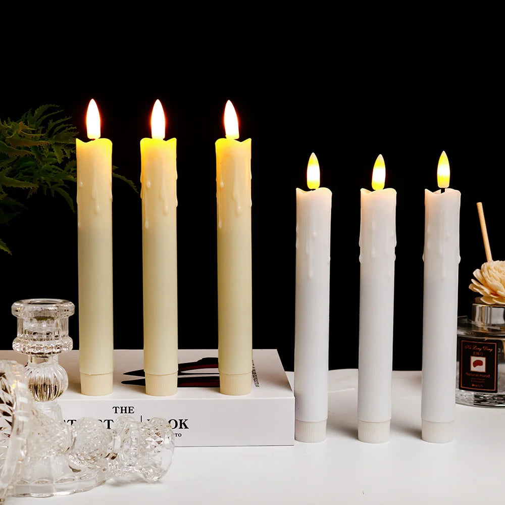 Flameless LED Candles with Realistic Flame Effect