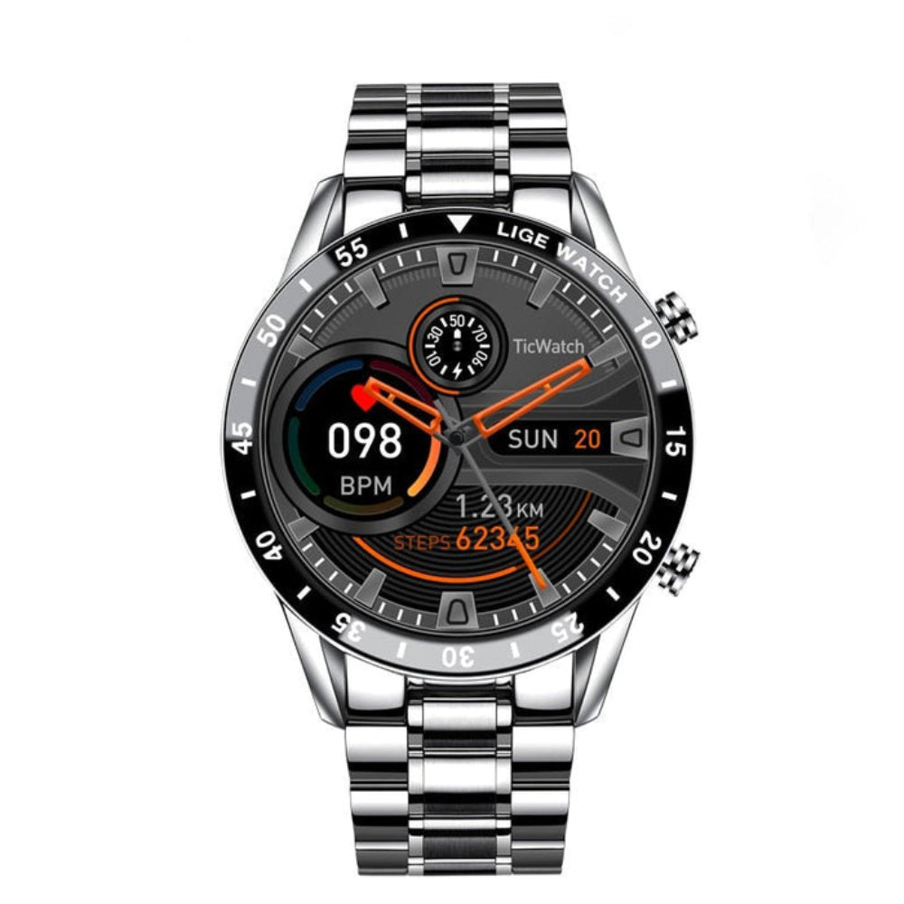 Stainless Steel Smartwatch with 4G Connectivity, Health Tracking, AMOLED Display, Water Resistant 2