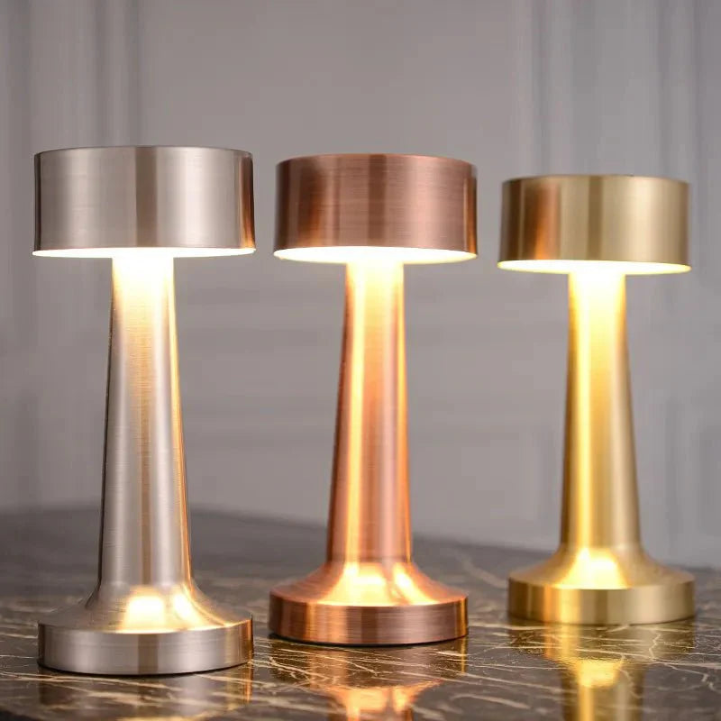 LED Table Lamp with Metal Modern Design