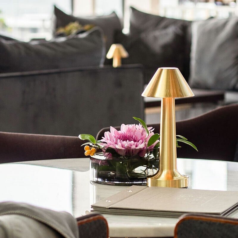 LED Table Lamp with Metal Modern Design