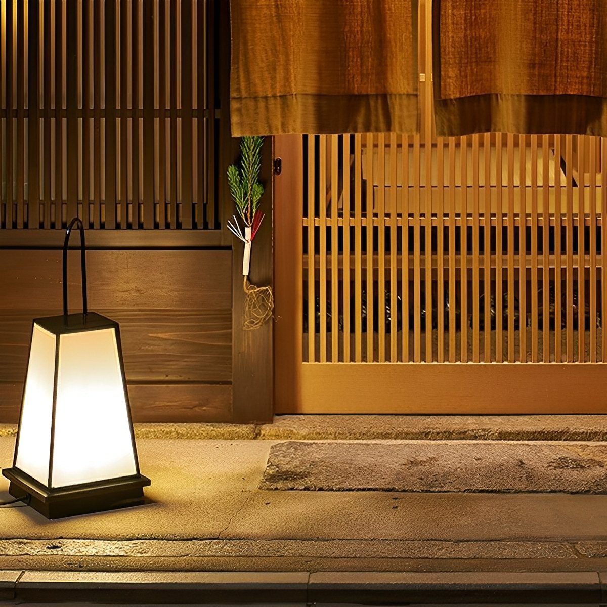 Modern Waterproof LED Outdoor Floor Lamp Lantern